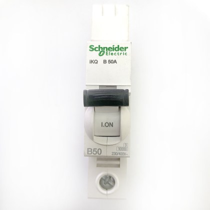 Schneider Electric iKQ B50A B50 50A 50 Amp MCB Circuit Breaker Type B
